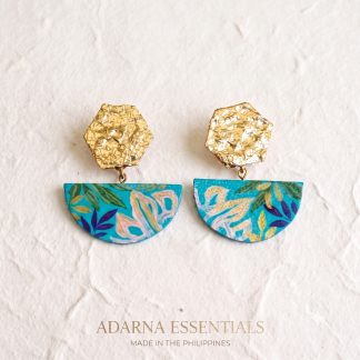 Hand-Painted Floral Drop Earrings by Artritos x Adarna Essentials