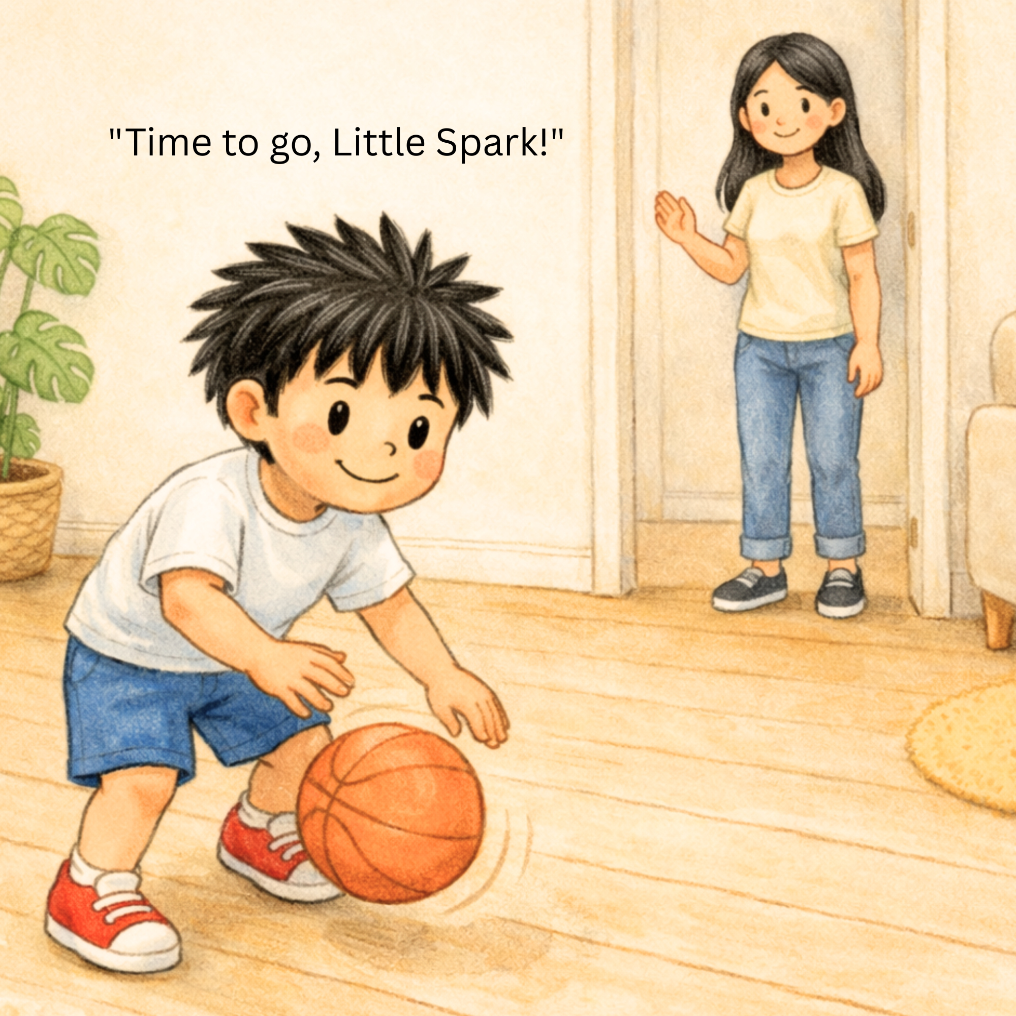 Basketball & Pizza — A Picture Book by Avi Penhollow - Image 3