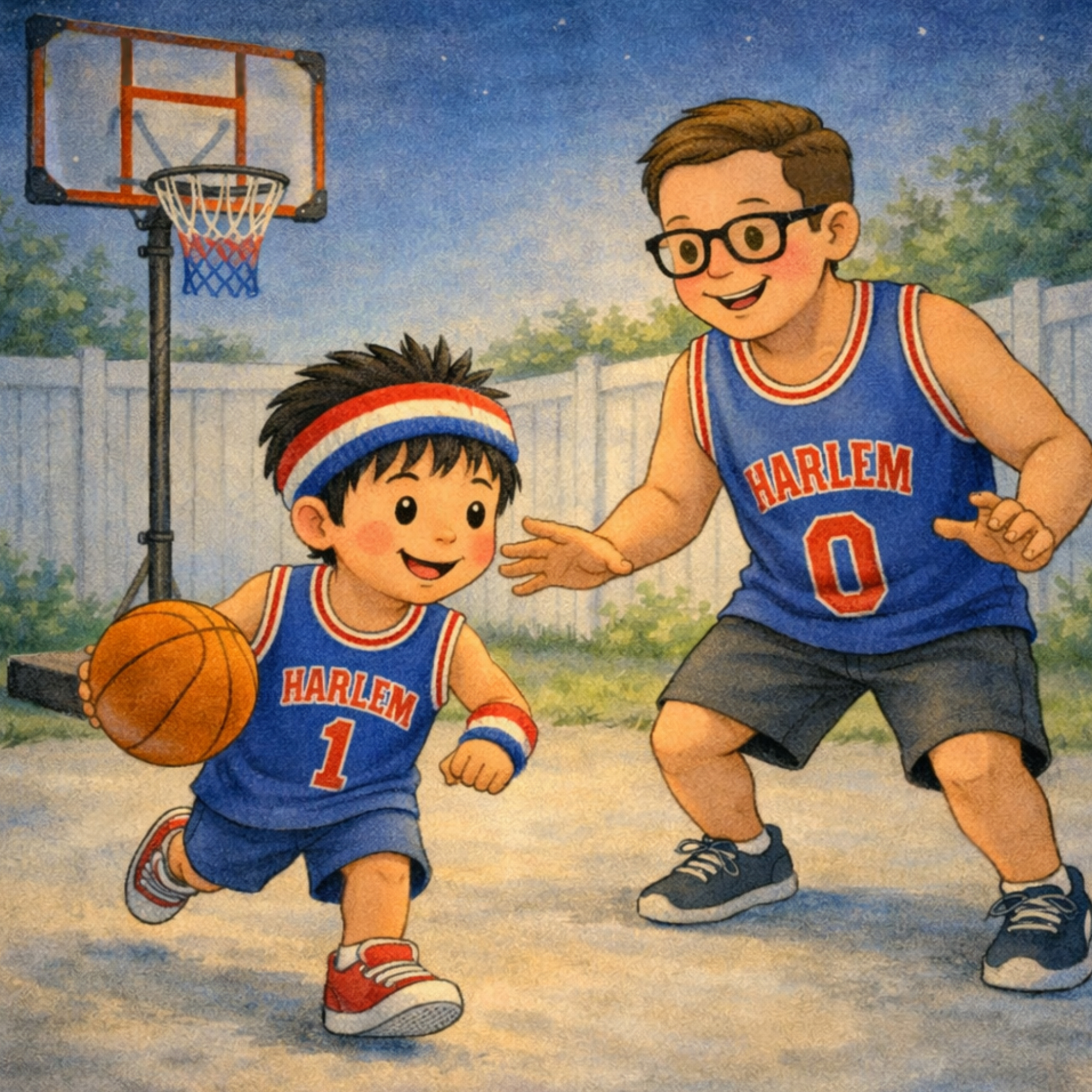 Basketball & Pizza — A Picture Book by Avi Penhollow - Image 4