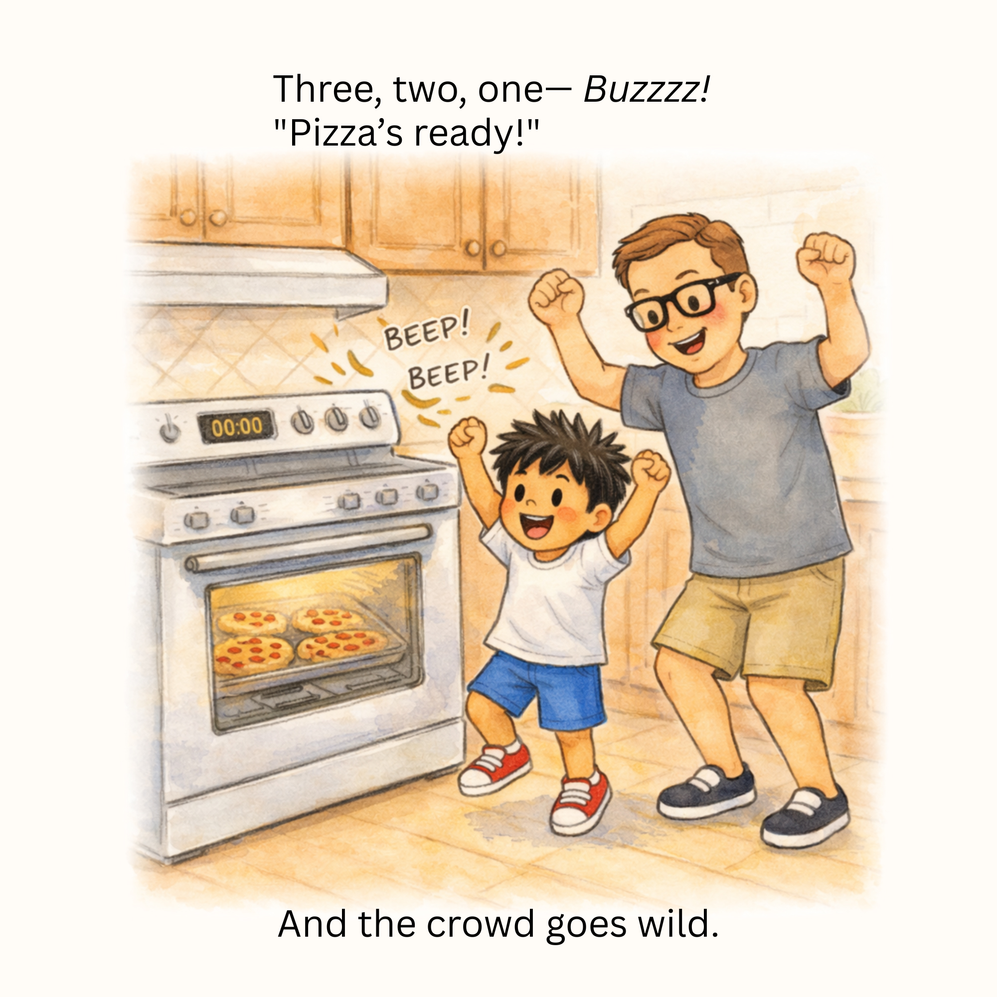 Basketball & Pizza — A Picture Book by Avi Penhollow - Image 6