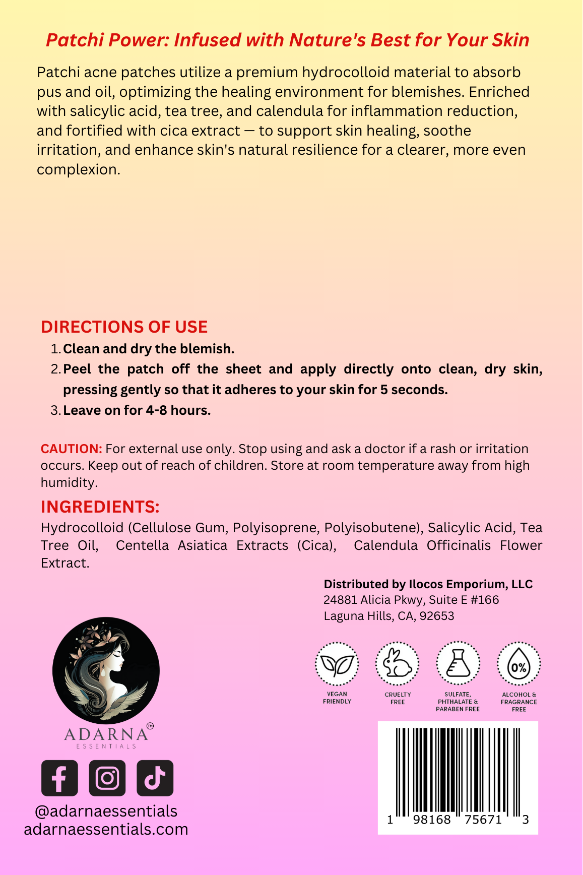 Patchi Pimple Patches by Adarna Essentials — 180 Count - Image 5