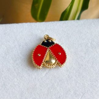 18K Gold Ladybug Charm