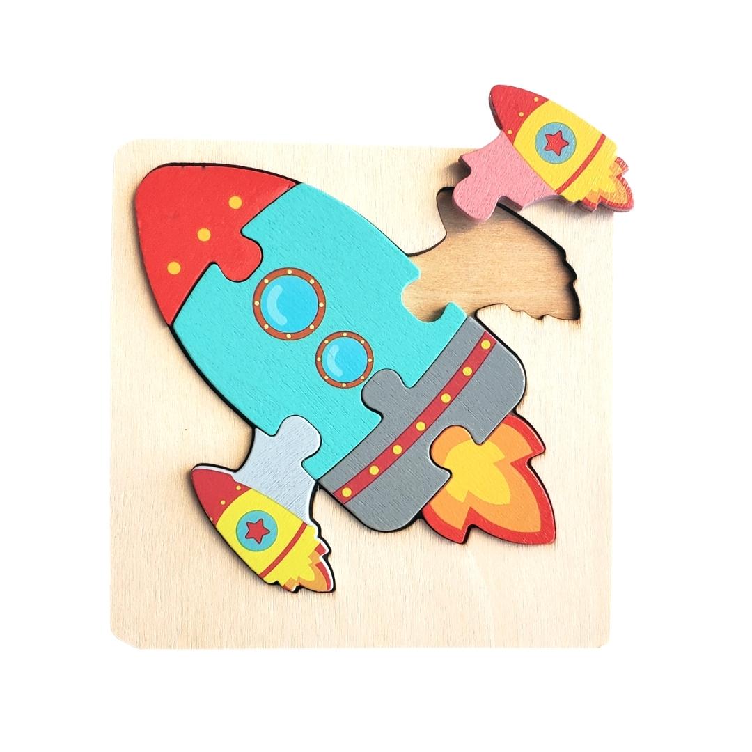 Wooden Toddler Puzzles — Adventure Pack of 5 - Image 3